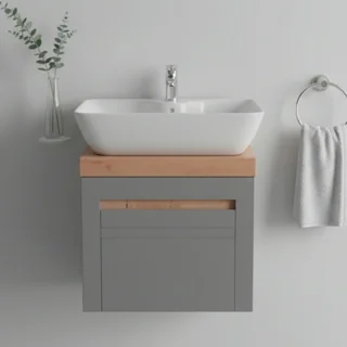 ست کابینت و روشویی مدل سناتور طوسی  ۳۵ ×۵۰